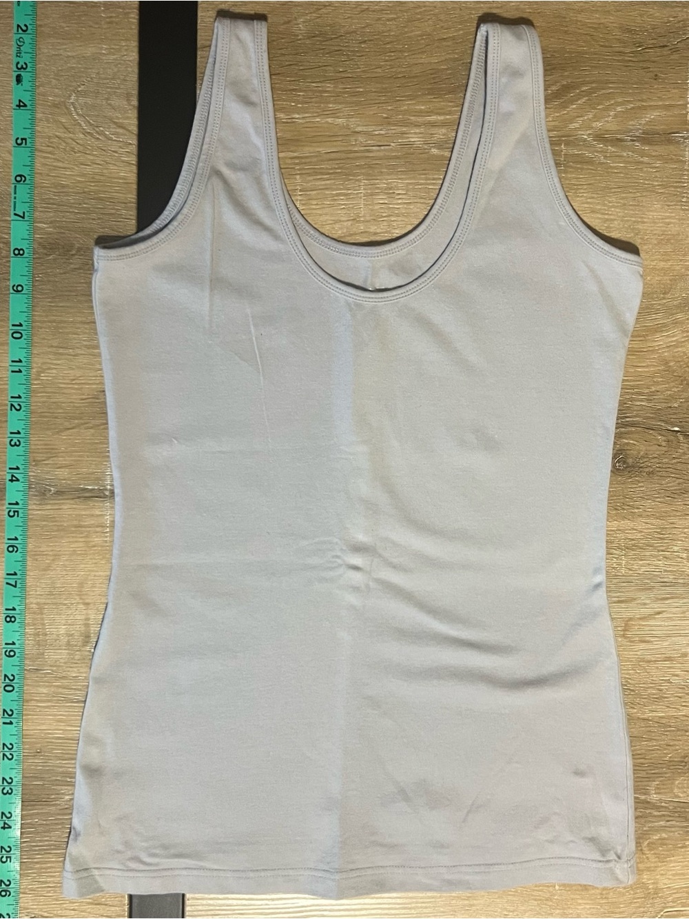 Classic Women's Scoop Neck Tank Top - Light Gray
